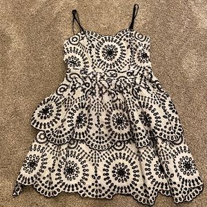 Express Black and White Dress Size 0
